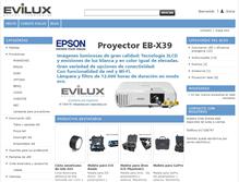 Tablet Screenshot of evilux.com